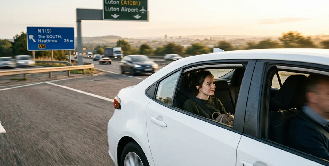 Cheapest Taxi to Luton Airport from Slough and Nearby Areas